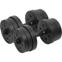 Rebel Justerbara hantlar i bitumen 2x10kg ACTIVE
