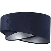 BPS Koncept Hänglampa Vivien , dimbar, Blå, Vardagsrum / matsal, Textil / tyger / siden, Modern, Pendellampa