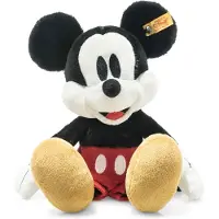 Steiff Gosedjur - 31 cm. - Mickey Mouse - Svart/Röd - - One Size - Gosedjur