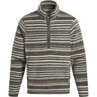 Craghoppers Herr Tatton II Kontrastrandig Fleece-Topp (Skogsgrön)
