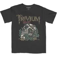 Ginza.se Trivium: Unisex T-Shirt/Skelly Flower (Black) (X-Large)