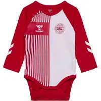 Hummel Body l/ä - hmlMINI DBU Randig - Tango Red - - 74 - Body L/Ä