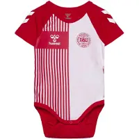 Hummel Body l/ä - HmlMINI DBU Randig - Tango Red - - 68 - Body K/Ä