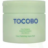 Tocobo CICA Beroligande Aqua Toner Pad - Kinesisk Vegan Dubbel-Sidig Toner Pad med Fermenterad CICA, Aloe & Multi-Hyaluronsyra