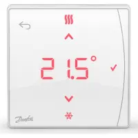 Danfoss Icon2 RT trådlös rumstermostat för golvvärmestyrning