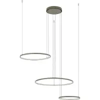 Lyora Pendellampa CIRCOLO Nowodvorski Lighting, Grön, Vardagsrum / matsal, Aluminium / grå / zink, Modern