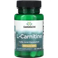 Swanson Health , L-Karnitin, 500 mg, 30 Tabletter