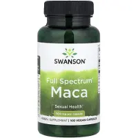Swanson Health , Fullspektrum Maca, 500 mg, 100 Kapslar