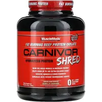 Musclemeds , Carnivor Shred, Hydrolyserat Protein, Vanilla Caramel, 3,8 lbs (1 736 g)
