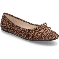 LMTD Ballerina Inneskor - NlfRosa - Mocha Maräng/Leo - - 40 - Ballerina