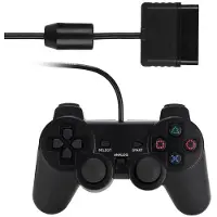 Infoboutik Manette de jeu - TBEST - PS2 - Filaire - Vibration - Ergonomique et résistant à l'usure