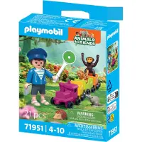 Playmobil Animals &amp; Friends - Tågresa - 21 Delar - 71951 - - One Size - Leksaksfigur