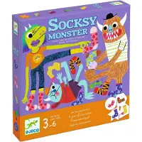 Djeco Spel - Sockig Monster - - One Size - Spel