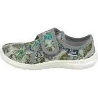 Beck Innesko 'Saurier' indigo / grå / grön / khaki