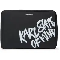 Karl lagerfeld JEANS Datorväska ' KARL QUOTE LAPTOP ' svart