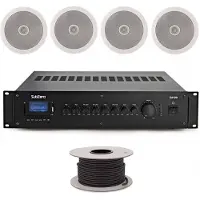 SubZero 30W 100V PA Bluetooth Takhögtalarsystem
