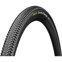 Continental Double Fighter III Clincher Däck 20" svart 47-406 | 20x1,75" 2022 Däck för barncyklar och cykelvagnar
