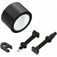 Zipp Tubeless-kit-tejp/2 Universella Ventiler 60 Mm/1 Ventilkärnsnyckel 26 Mm