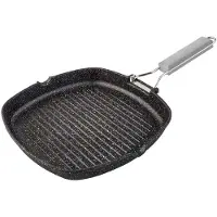 Supreme Stengrill Hopfällbart Handtag Randigt 28 Cm