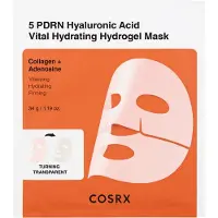 CosRx 5 PDRN Hyaluronic Acid Vital Hydrating Hydrogel Mask, 34 g - hydrogelmask med PDRN, kollagen och hyaluronsyra