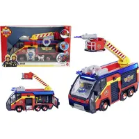 Palomies Sami Fireman Sam-set Big brandbil Jupiter interaktiv bil + 2 figurer ljus/ljud