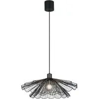 Reality Leuchten Design taklampa Margarita, dimbar, Svart, Vardagsrum / matsal, Metall, Modern, Taklampa