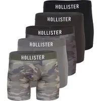 Hollister Boxershorts grå / mörkgrå / oliv / svart