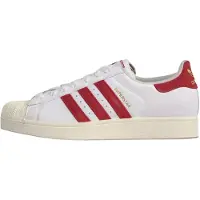 Adidas Originals Låg sneaker 'Superstar II' blodröd / vit