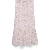 Vero Moda Kjol 'VMTRINE' oliv / rosa / pastellrosa