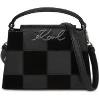 Karl Lagerfeld Axelremsväska svart / silver
