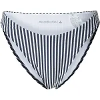 Abercrombie & Fitch Bikiniunderdel marinblå / vit