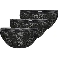 Calvin Klein 3 Pack Bikini Briefs Icon Lace