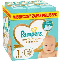 Pampers Premium Care 1, 2-5 kg, 156 st.