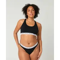 Björn Borg Core Logo Thong 2-pack Svart, L
