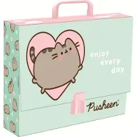 NARCISSUS A4 XL Pusheen mintmapp med handtag