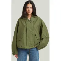 G-Star Oversized Cropped Jacket - Green - Women