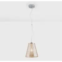Orion Glas pendellampa Sarala, dimbar, Creme / bärnsten, Vardagsrum / matsal, Glas, Modern, Pendellampa