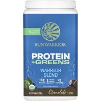 Sun Warrior , Warrior Blend, Protein + Gröna, Choklad, 1.65 lb (750 g)