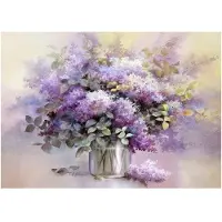 DIMENGQI Vackra Blommor Akvarell Väggkonst Canvasmålningar Estetiskt Landskap Minimalistisk Poster Bilder Vardagsrum Heminredning 50X75cm