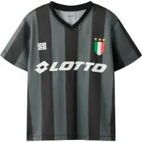 Name it T-shirt - NknJumb - Lotto - Lavarök/Black - - 11-12 år (146-152) - Fotbollströja