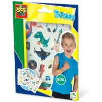 SES Creative Tatueringar - Dinosaurier och utomjordingar - - One Size - Tatueringar