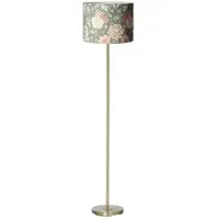 PR Home Golvlampa Amy, Grön, Vardagsrum / matsal, Textil / tyger / siden, Golvlampa