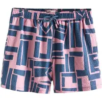 Next Badshorts marinblå / rosa