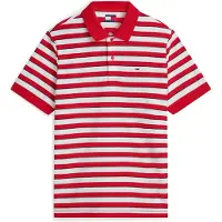 Tommy Hilfiger Tommy Jeans Regular Fit Stripe Jersey Polo Shirt