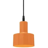 PR Home Hänglampa Solo Small med stickkontakt Ø13cm, orange, Gul / orange, Vardagsrum / matsal, Metall, Pendellampor med stickkontakt