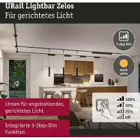 Paulmann LED-strålkastare URail LED fast installerad 10 W LED Svart (matt)