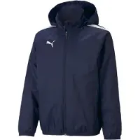 Puma Jacka All Weather Teamliga - Navy/Svart Barn, storlek 116 cm