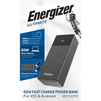 Energizer UE27062PQ powerbank 27 000 mAh 65 W PD, sort