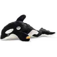 Steiff Orca Ozzie svart/vit, 37 cm