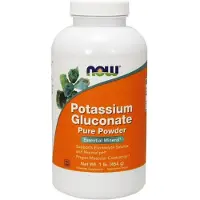 Now , Potassium Gluconat ren pulver, 1 lb (454 g)